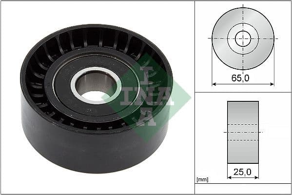 Deflection/Guide Pulley, V-ribbed belt 532 0892 10