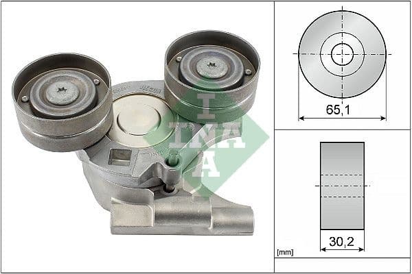 Belt Tensioner, V-ribbed belt 534 0682 10