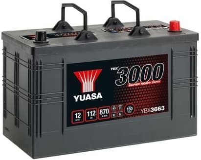 Starter Battery Super Heavy Duty Battery YBX3663