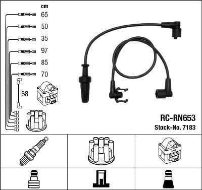 Ignition Cable Kit RC-RN653