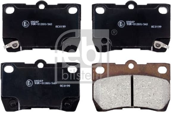 Brake Pad Set, disc brake 170295