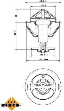 Thermostat, coolant 725200