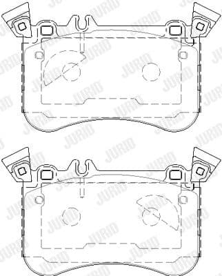 Brake Pad Set, disc brake 573851J