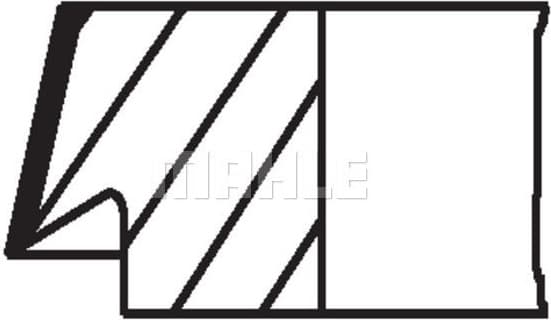 Piston Ring Set 083 25 N0 - image 2