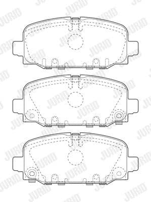Brake Pad Set, disc brake 573824J