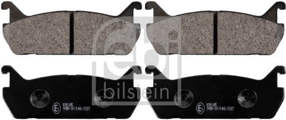 Brake Pad Set, disc brake 170269