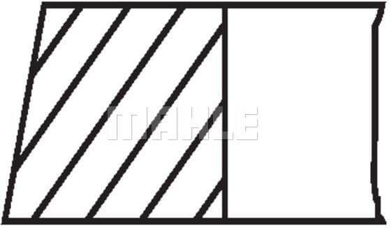 Piston Ring Set 003 99 N1 - image 2