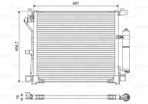 Condenser, air conditioning 822579