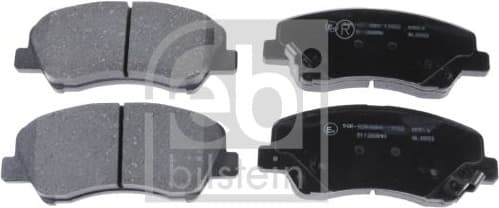 Brake Pad Set, disc brake 170244