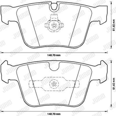 Brake Pad Set, disc brake 573232J - image 2