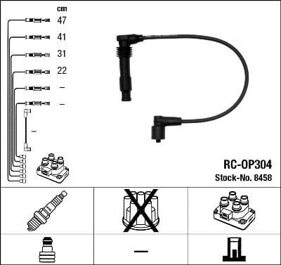 Ignition Cable Kit RC-OP304