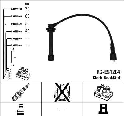 Ignition Cable Kit RC-ES1204