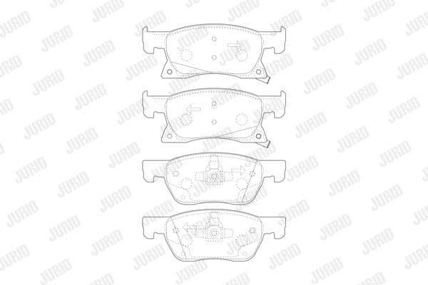 Brake Pad Set, disc brake 573701J