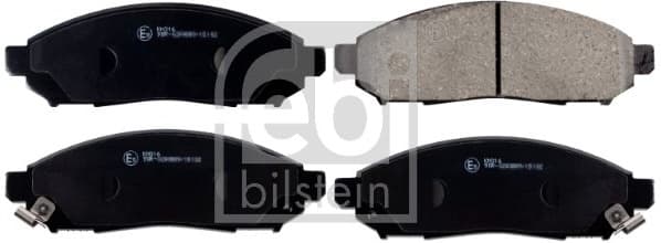 Brake Pad Set, disc brake 170304
