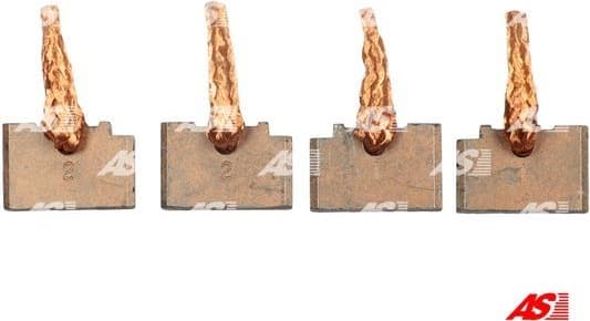 Carbon Brush, starter AS BSX222-223