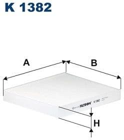Filter, cabin air K1382