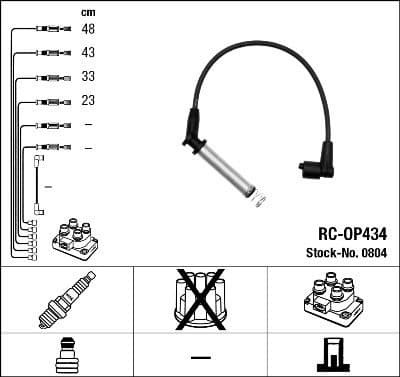 Ignition Cable Kit RC-OP434