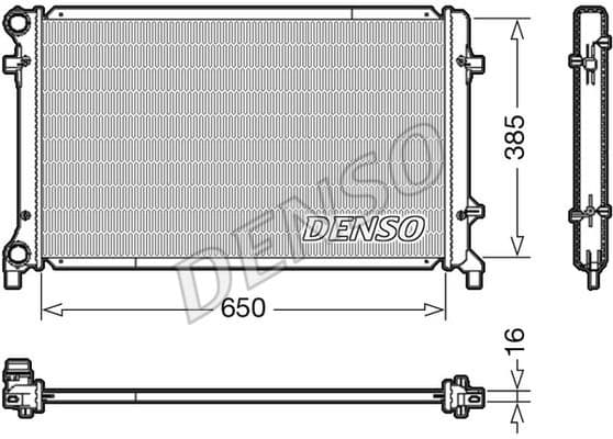 Radiator, engine cooling DRM02014