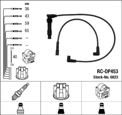 Ignition Cable Kit RC-OP453
