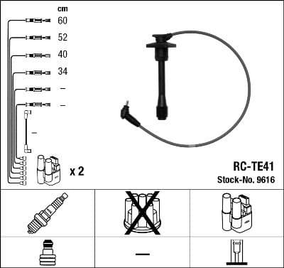 Ignition Cable Kit RC-TE41