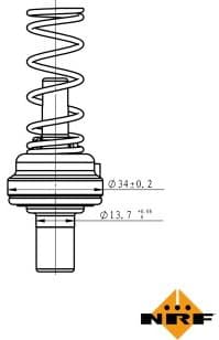 Thermostat, coolant EASY FIT 725085