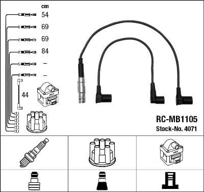 Ignition Cable Kit RC-MB1105