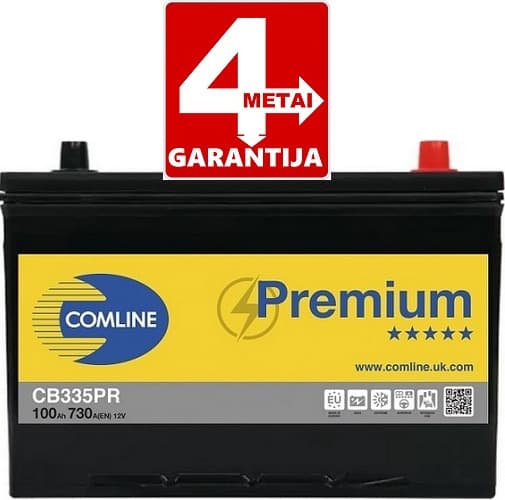 Akumuliatorius COMLINE PREMIUM 100Ah 730A - CB335PR - image 2