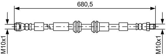 Brake Hose 1 987 481 734