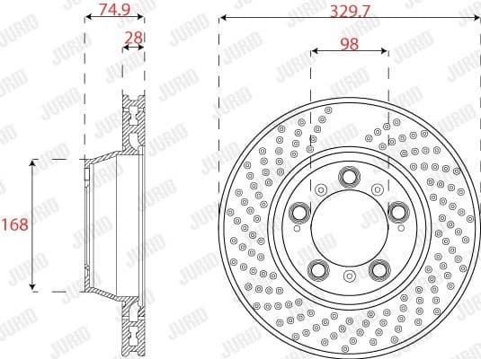 Brake Disc COAT+ 562590JC-1