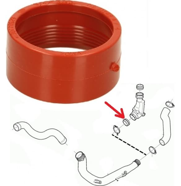 Gasket turbocharger 30778629