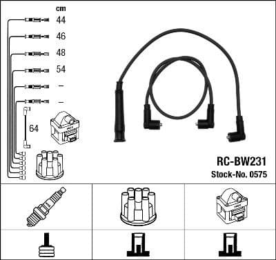 Ignition Cable Kit RC-BW231
