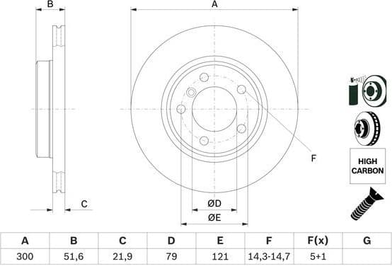 Brake Disc 0986478571 - image 6
