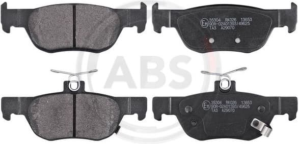 Brake Pad Set, disc brake 35304