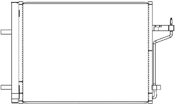 Condenser, air conditioning EASY FIT 350322