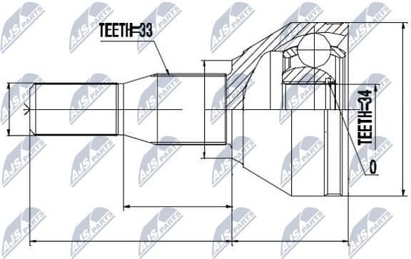 Joint Kit, drive shaft NPZ-PL-030 - image 2