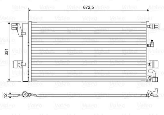 Condenser, air conditioning 822596