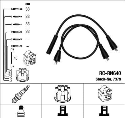 Ignition Cable Kit RC-RN640