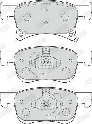 Brake Pad Set, disc brake 573657J