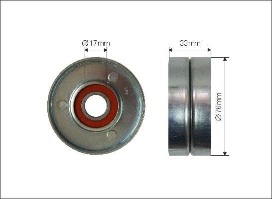 Tensioner Pulley, V-ribbed belt 500288