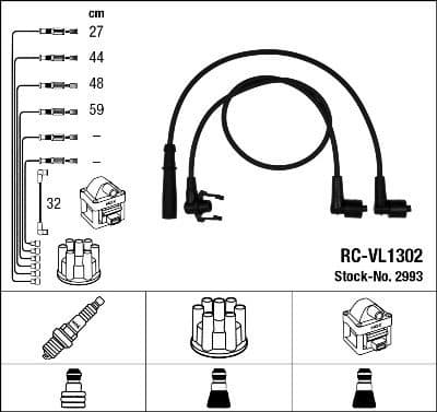 Ignition Cable Kit RC-VL1302