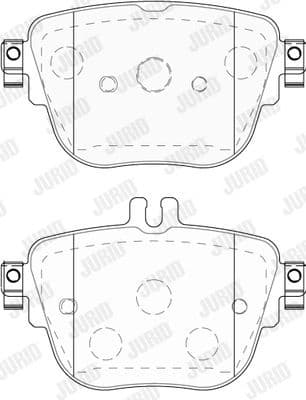 Brake Pad Set, disc brake 573845J
