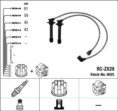 Ignition Cable Kit RC-ZX29