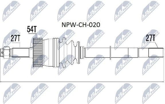Drive Shaft NPW-CH-020 - image 4
