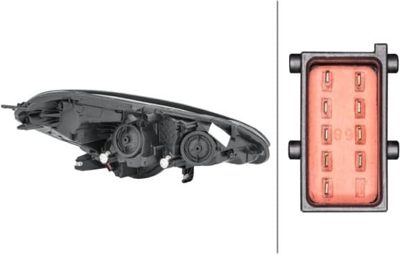 Headlight 1EF011830051 - image 2