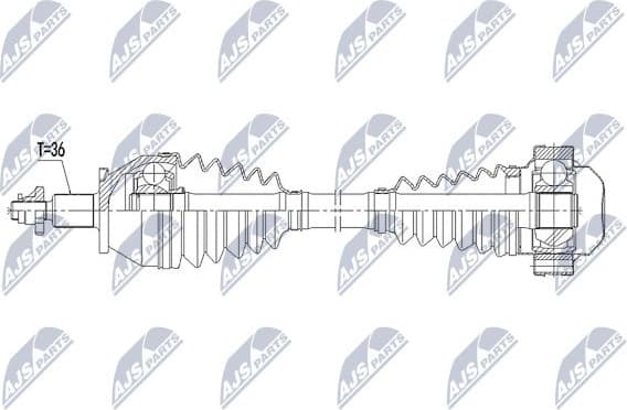 Drive Shaft NPW-VW-163 - image 4