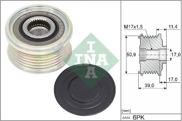 Alternator Freewheel Clutch 535 0358 10