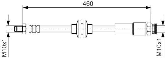 Brake Hose 1 987 481 543