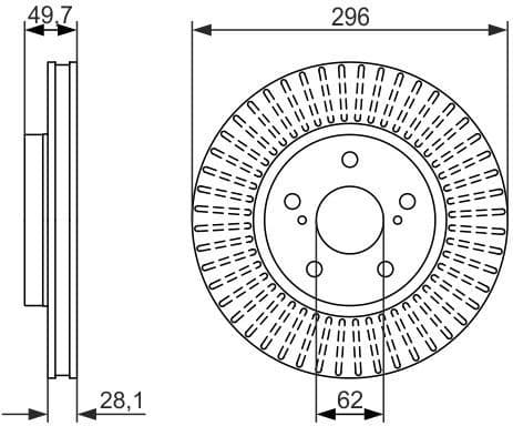 Brake Disc 0986479633 - image 6