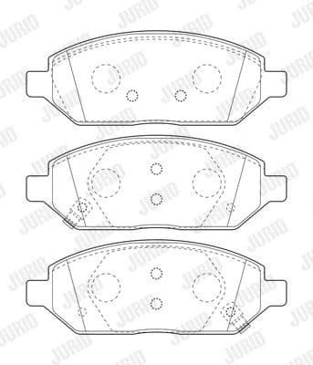 Brake Pad Set, disc brake 573805J