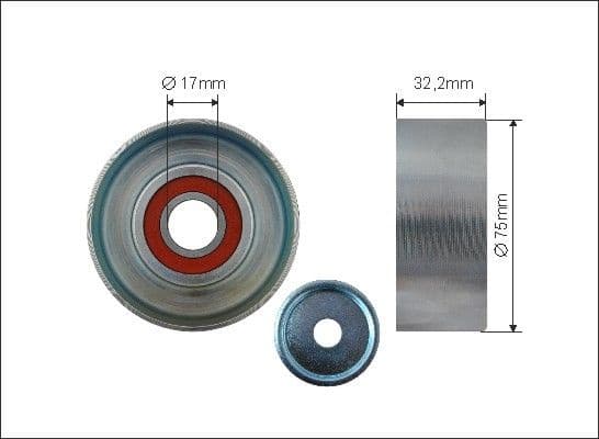 Tensioner Pulley, V-ribbed belt 427-00